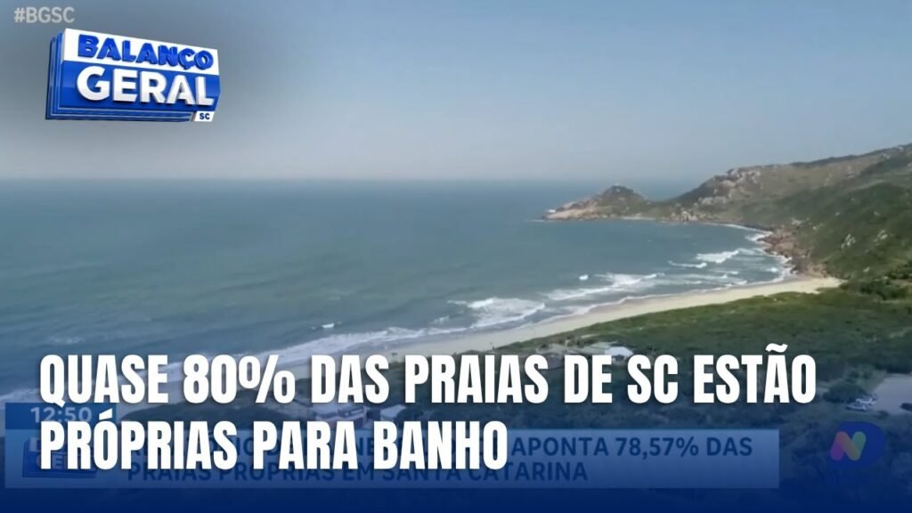 Praias de Santa Catarina: 78% próprias para banho e investimento