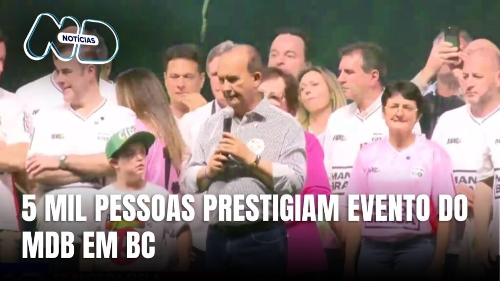 MDB Completa 60 Anos em Balneário Camboriú: Um Marco Político