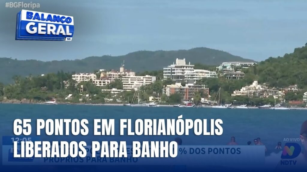 Balneabilidade em Florianópolis: 65 pontos para banho seguros