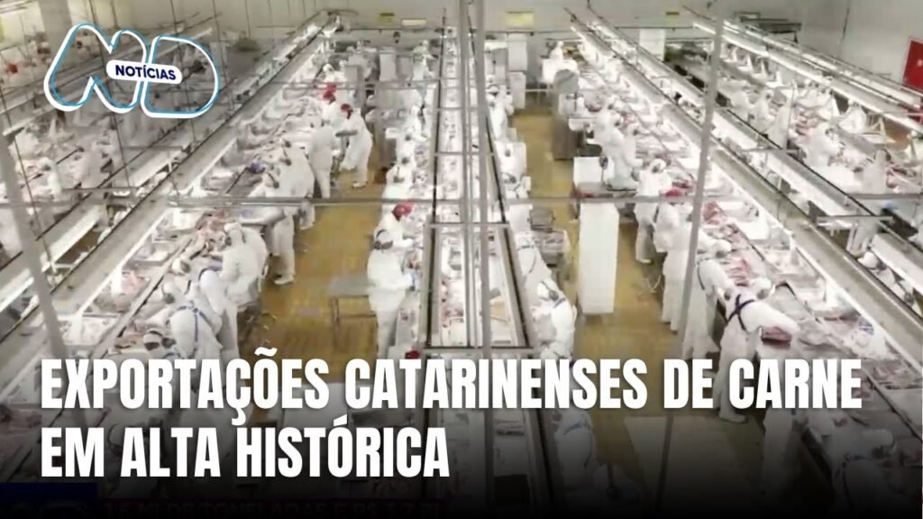 Santa Catarina: Recorde de Exportações de Carne em 2025