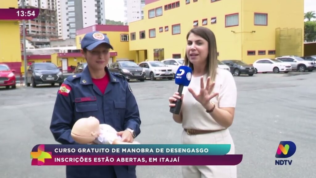 Curso Gratuito de Manobra de Desengasgo em Itajaí