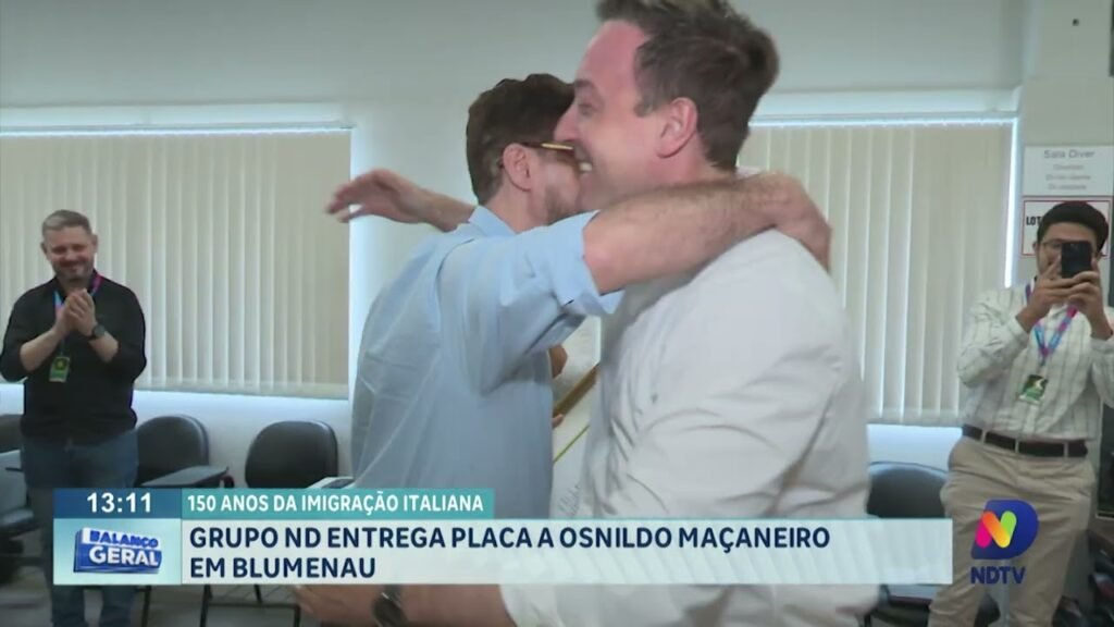 Homenagem a Osnildo Maçaneiro em Blumenau