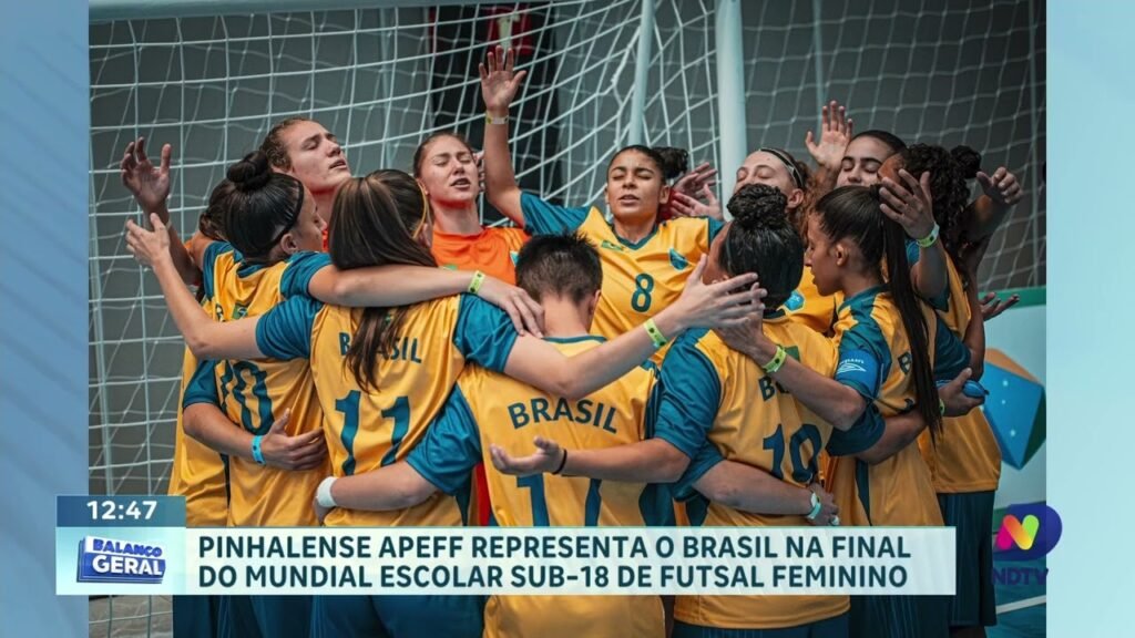 Brasil brilha no Mundial Escolar com equipe de futsal feminino