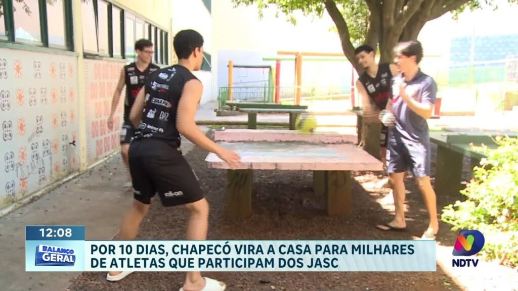 Alojamento e Rotina dos Atletas nos Jogos Abertos de SC