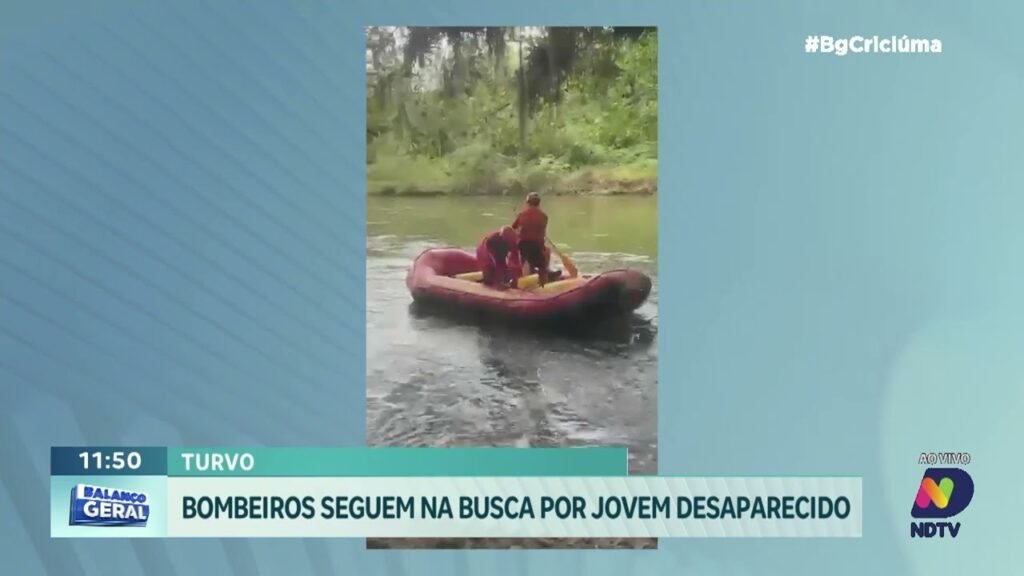 Mobilização em Turvo: Busca por jovem desaparecido avança