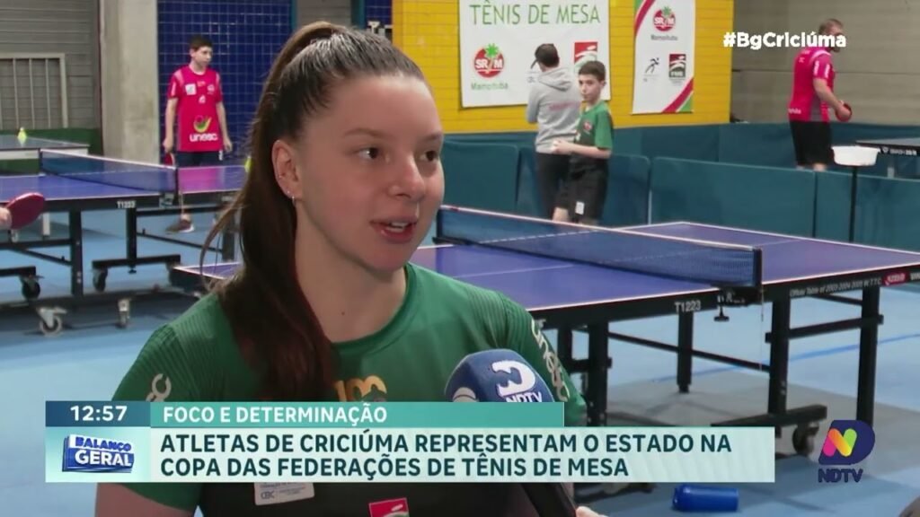 Criciúma se destaca na Copa das Federações de Tênis de Mesa
