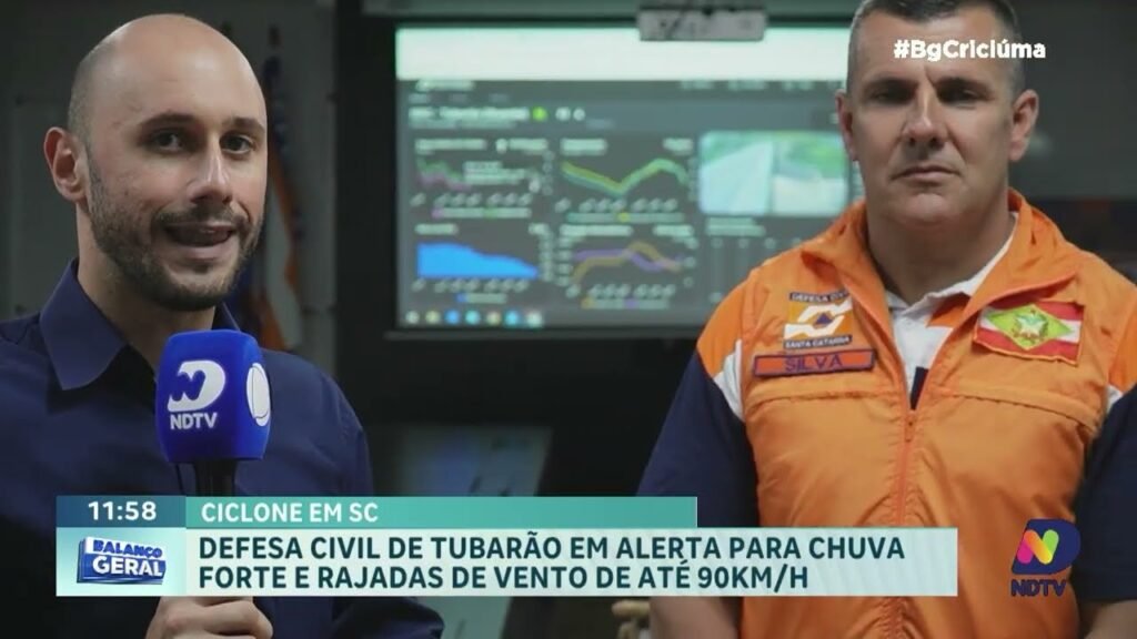 Alerta da Defesa Civil: Prepare-se para temporais em SC
