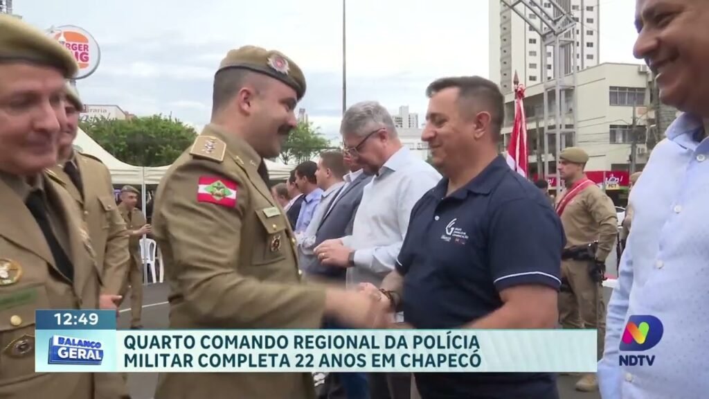 Celebrando 22 Anos do 4º Comando Regional da PM de SC