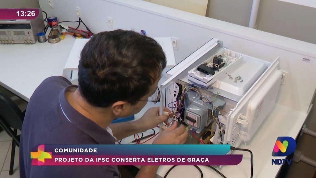 Conserto gratuito de eletrodomésticos: uma oportunidade da IFSC