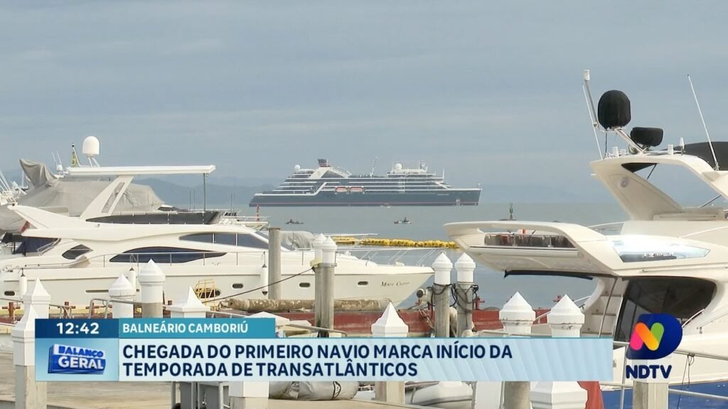 Início da Temporada de Cruzeiros em Balneário Camboriú