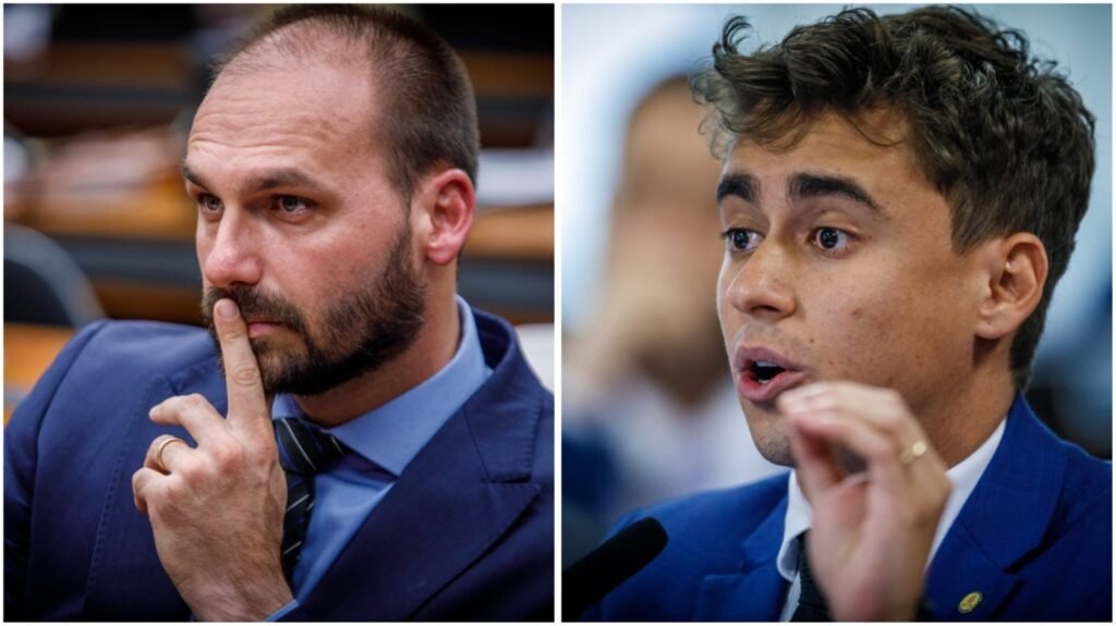 Racha no PL: Eduardo Bolsonaro critica Nikolas Ferreira