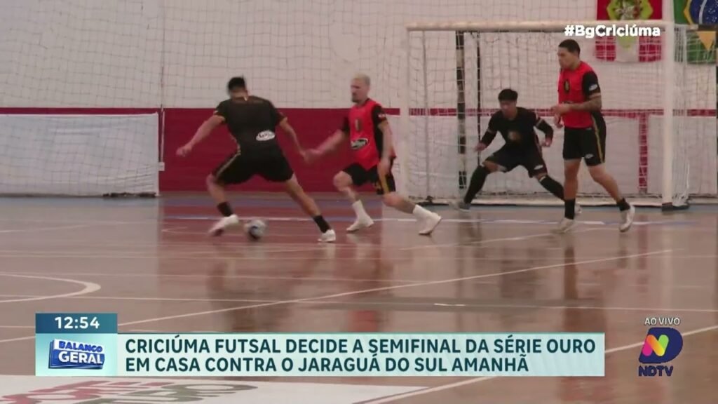Criciúma e Jaraguá: Semifinais da Série Ouro de Futsal