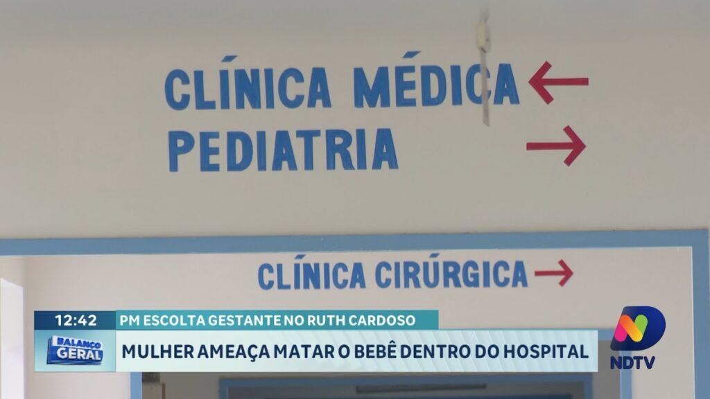 Segurança no Hospital Ruth Cardoso: PM escolta gestante