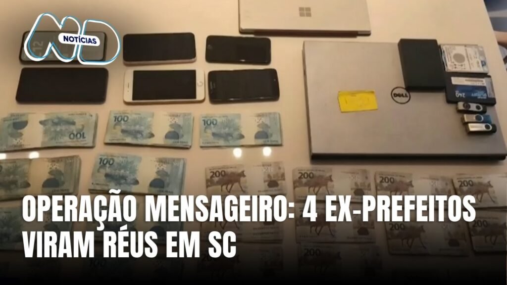 Ex-prefeitos de SC se tornam réus em operação de corrupção