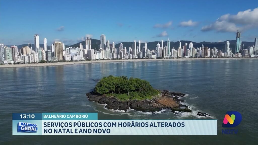 Alterações nos Serviços Públicos de Balneário Camboriú no Natal