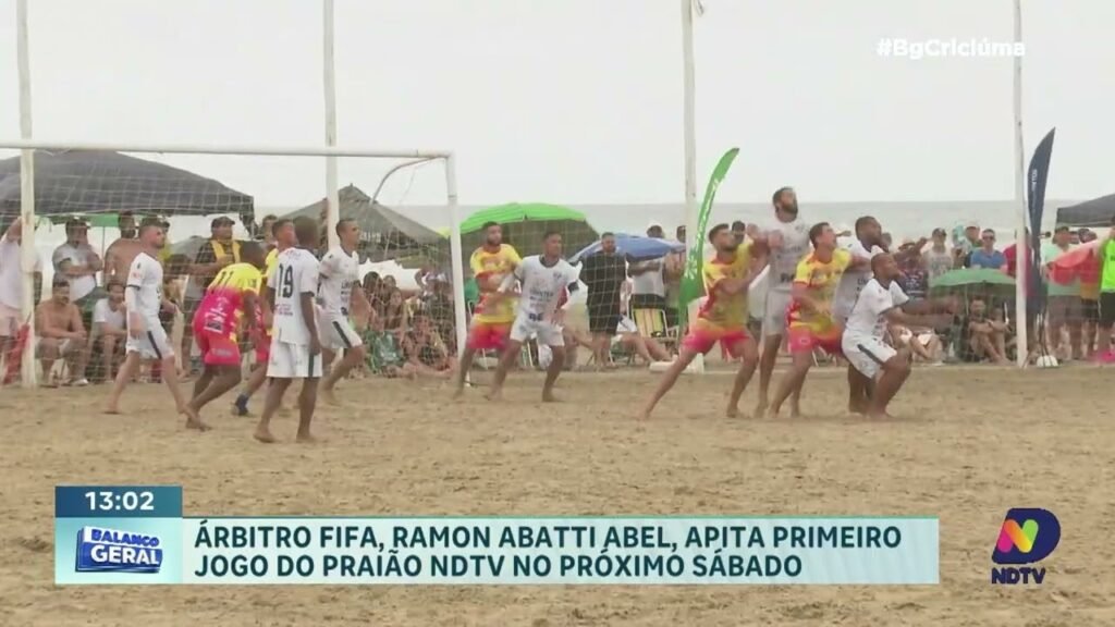 Praião: Abertura com Árbitro Fifa em Balneário Rincão