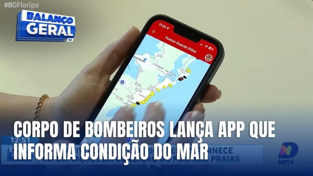 Acompanhe as Praias de SC com o App do Corpo de Bombeiros
