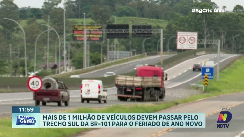 Expectativa de Trânsito na BR-101 Sul para o Ano Novo