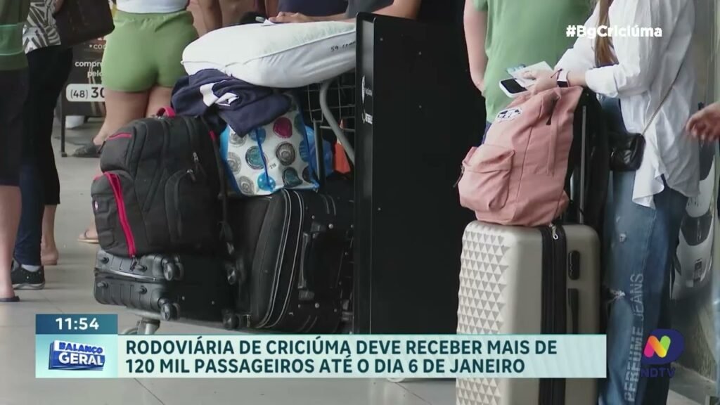 Criciúma: Aumento no fluxo de passageiros na rodoviária