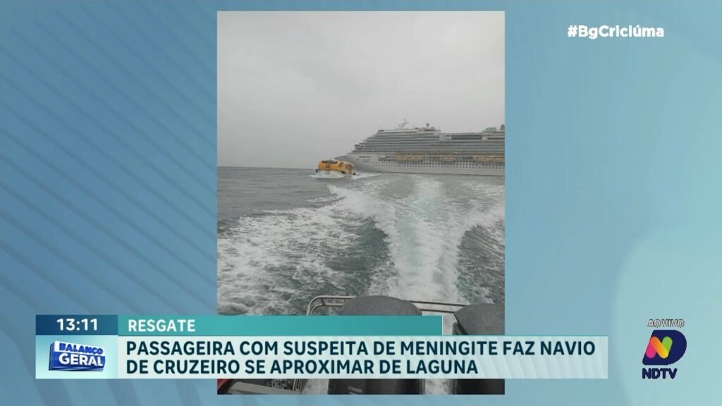 Emergência em Cruzeiro: Passageira com Suspeita de Meningite