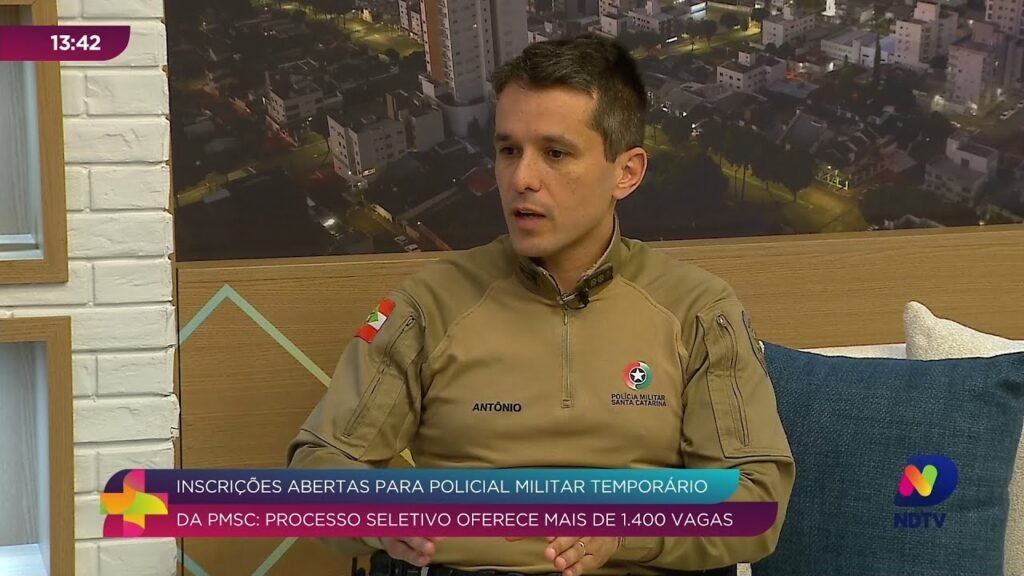 Oportunidades na PM de SC: 1,4 mil vagas temporárias