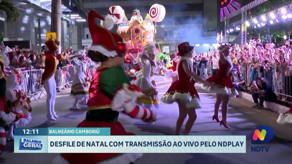 Desfile de Natal em Balneário Camboriú: um evento imperdível