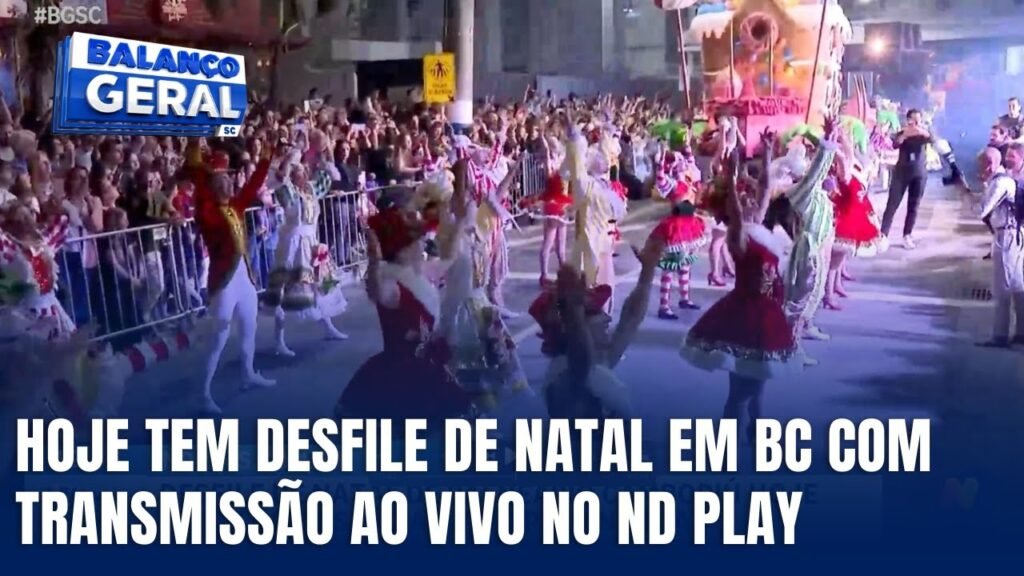 Desfile de Natal em Balneário Camboriú: um espetáculo imperdível