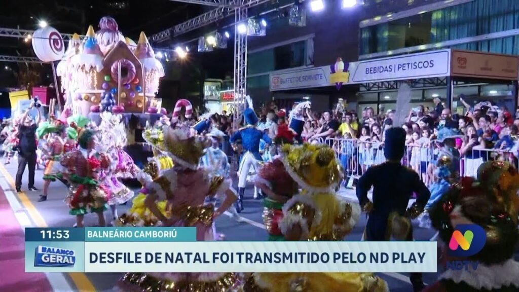 Desfile de Natal em Balneário Camboriú: uma tradição encantadora