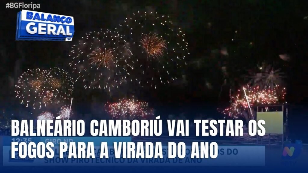 Balneário Camboriú: Teste do Show Pirotécnico e Oportunidades de Investimento